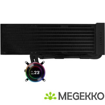 Lian Li Hydroshift II LCD-C 360N Fanless ARGB Black, Verzenden, Nieuw