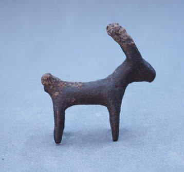 Luristan Bronze statuette of a goat - 40 mm, Antiek en Kunst