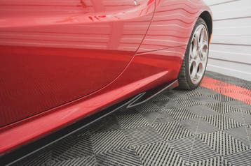 Zijskirts Alfa Romeo 4C Maxton Glans Zwart Kopiëren, Ophalen of Verzenden, Nieuw