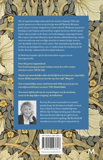 Moderne etiquette 9789029093613 Beatrijs Ritsema, Verzenden, Zo goed als nieuw, Beatrijs Ritsema