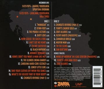 cd - frank zappa - ZAPPA ?75: Zagreb/Ljubljana (nieuw), Verzenden, Zo goed als nieuw