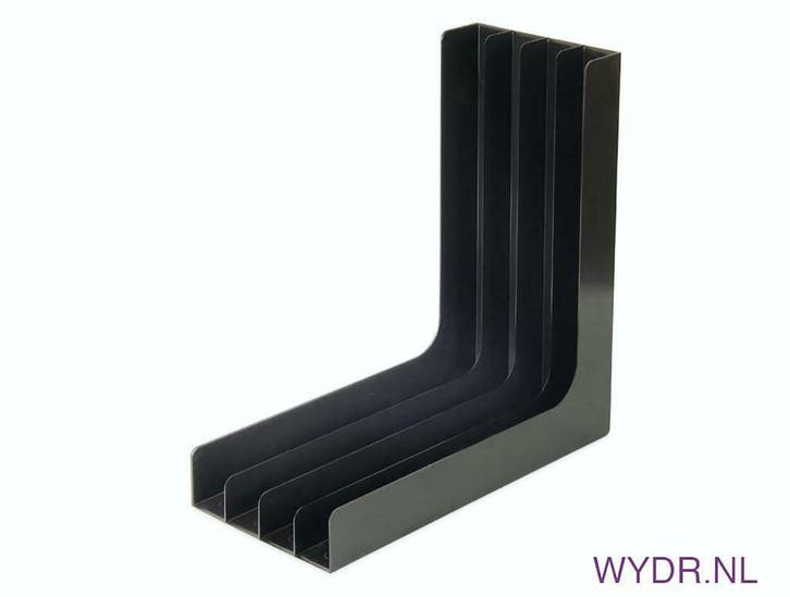 Platenstandaards, Set van 2 - Rek voor 40 LP’s, Cd's en Dvd's, Vinyl | Hiphop en Rap, Nieuw in verpakking, Verzenden