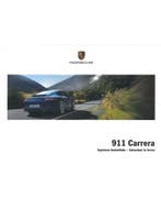 2013 PORSCHE 911 CARRERA VERKORT INSTRUCTIEBOEKJE ITALIAANS, Auto diversen, Handleidingen en Instructieboekjes