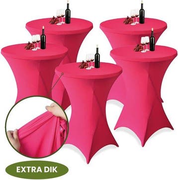Statafelrok Roze x 5 – 80-85 x 110 cm met Opbergtas – Stata, Verzenden, Nieuw