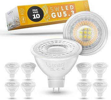 LED spotlampjes 5 w (10 stuks) 12 V Luxari, Ophalen of Verzenden, Nieuw
