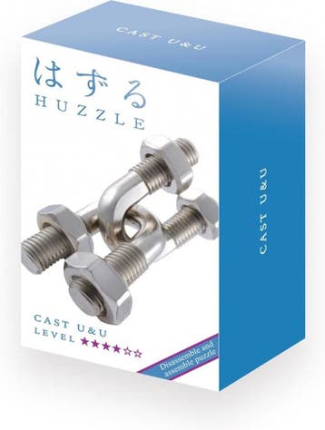 Huzzle Cast Puzzle - U&U (level 4) | Huzzle - Puzzels, Hobby en Vrije tijd, Denksport en Puzzels, Verzenden, Nieuw