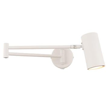 Moderne wandspot wit, Elena, met schakelaar, Huis en Inrichting, Lampen | Wandlampen, Ophalen of Verzenden, Nieuw