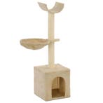 vidaXL Kattenkrabpaal met sisal krabpalen 105 cm beige, Dieren en Toebehoren, Katten-accessoires, Verzenden, Nieuw