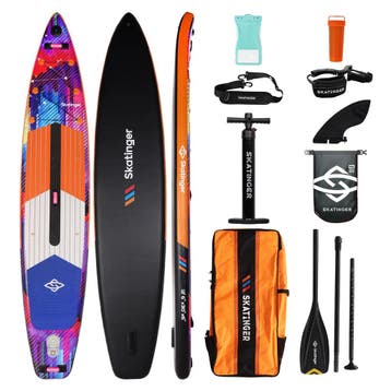 Skatinger CMYK Yellow Opblaasbaar SUP Board 380x76x15 cm..., Watersport en Boten, Ophalen of Verzenden, Nieuw
