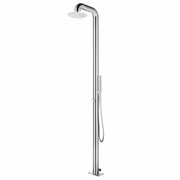 vidaXL Buitendouche 225 cm roestvrij staal, Tuin en Terras, Verzenden, Nieuw