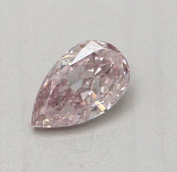 1 pcs Diamant (Natuurlijk gekleurd) - 0.26 ct - Peer - Fancy, Nieuw