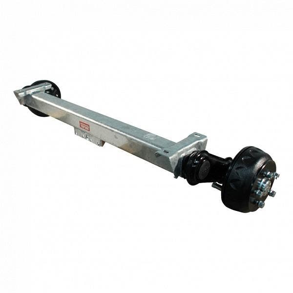 Torsie as geremd 1350kg KNOTT padmaat 1200mm / flens 1650mm, Auto diversen, Aanhangwagen-onderdelen, Nieuw, Ophalen of Verzenden