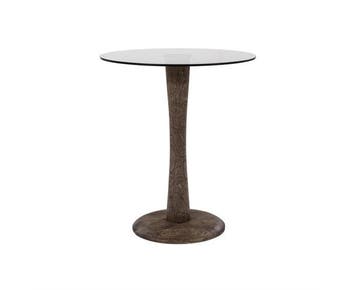 Bijzettafel Boogie 60x60cm Bruin | BY-BOO, Huis en Inrichting, Tafels | Sidetables, Ophalen of Verzenden, Nieuw