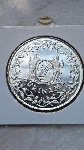 Suriname. 100 gulden 1992 (Zonder minimumprijs), Postzegels en Munten
