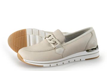 Remonte Loafers in maat 38 Beige, Verzenden, Beige, Overige typen, Remonte