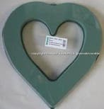 Hart 50 cm open met gietrand oase voor verse bloemen, Ophalen of Verzenden, Nieuw