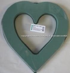 Hart 50 cm open met gietrand oase voor verse bloemen, Hobby en Vrije tijd, Ophalen of Verzenden, Nieuw