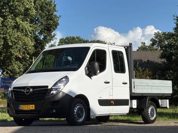 Opel Movano 2.3 Turbo|Pick-up|NAP|trekhaak 2500KG|6P|achteru, Gebruikt, Wit, Leder, Lease