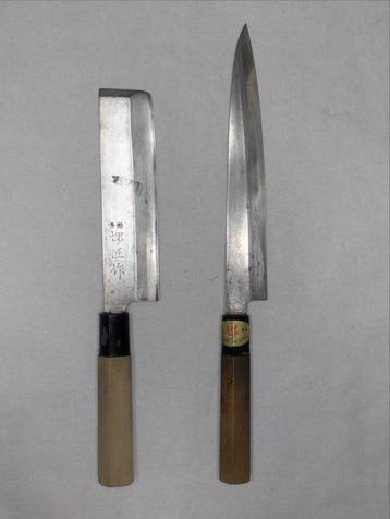 Keukenmes - Staal, Hout - Japan - Japanse vervaardigd