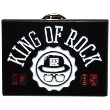 Run DMC - King of Rock - Pin officiële merchandise, Ophalen of Verzenden, Nieuw, Kleding