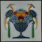 Jugendstil Tegel - Grohner Wandplattenfabrik - Art Nouveau -