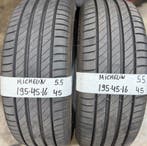 2x195-45-16 Michelin Zomer 2x5.5m €45 Per Band 195 45 16, Auto-onderdelen, Banden en Velgen, Ophalen, Gebruikt, 16 inch, Band(en)