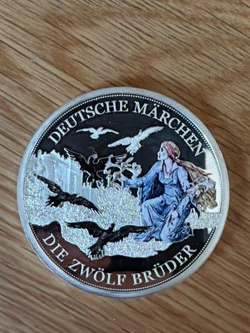 Duitsland. Silver medal Grimms Märchen - Zwölf Brüder - 20g