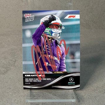 Mercedes - Topps Now - Miami GP 2026 3rd consecutive Formula, Nieuw