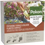 Terras- en balkonplanten potgrond compact | Pokon | 20 liter, Tuin en Terras, Aarde en Mest, Verzenden