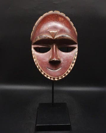 Prachtig masker - Baule - Ivoorkust (Zonder minimumprijs), Antiek en Kunst