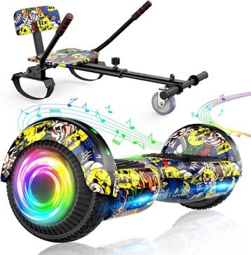 Hoverboard met zitje - 6.5 inch | Retourdeal 41% Korting, Ophalen of Verzenden, Zo goed als nieuw