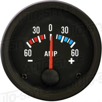 Performance Instrument Zwart Ampere -60>+60 52mm, Ophalen of Verzenden, Nieuw