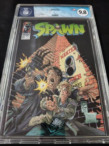 Spawn #35 - EGC 9.8 - Set Up - 1 Graded comic - Eerste druk, Boeken, Nieuw