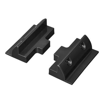 Proplus Tussensteun zonnepaneel zwart set van 2, 5,7 x 18..., Ophalen of Verzenden, Nieuw