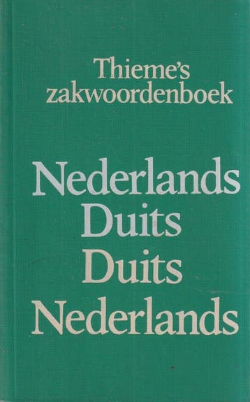 Thiemes zakwoordenboek neditie Duits Duits neditie, Boeken, Woordenboeken, Verzenden, Gelezen, Jutta Mentzel