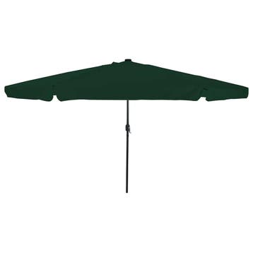 vidaXL Tuinparasol Groen 395 x 395 x 245 cm Polyester, Verzenden, Nieuw, 3 tot 4 meter