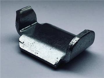 Legbordhaakje voor kast, staal, B x L x H 20/10 x 21 x 11 mm, Ophalen, Nieuw in verpakking