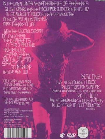 Goldfrapp Wonderful electric live in London (dvd tweedehands, Ophalen of Verzenden, Zo goed als nieuw