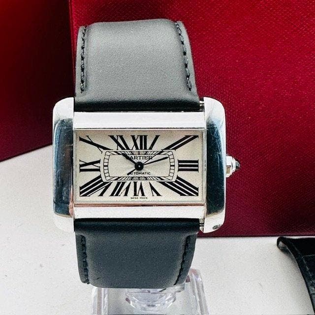 Cartier - Tank Divan - 2612 - Heren - 2008, Sieraden, Tassen en Uiterlijk, Horloges | Heren