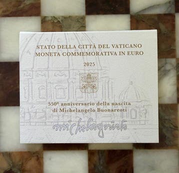 Vaticaan. 2 Euro 2025 Michelangelo (Zonder minimumprijs)