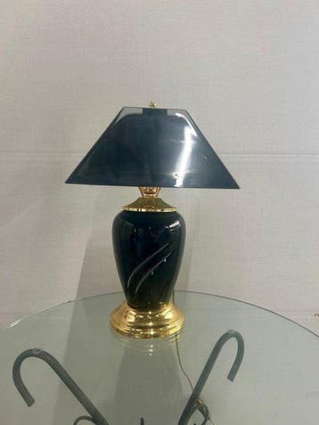 Due p illuminazione - Tafellamp - glas geblazen en