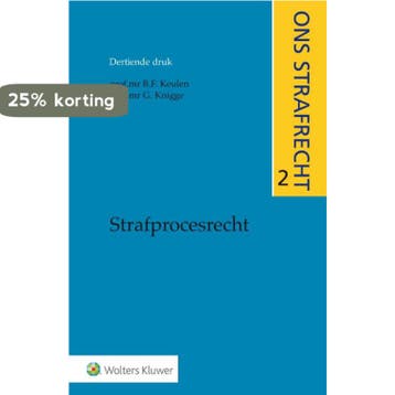 Strafprocesrecht / Ons strafrecht / 2 - B.F. Keulen, Verzenden, Gelezen, B.F. Keulen