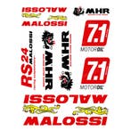 Stickerset Malossi / MHR sponsor kit 10-delig, Ophalen of Verzenden, Nieuw, Malossi