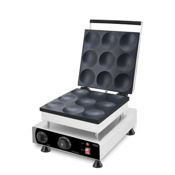 Combisteel Pannenkoekenmaker | 9x Amerikaans Ø7.5cm | 1.75kw, Ophalen of Verzenden, Nieuw in verpakking