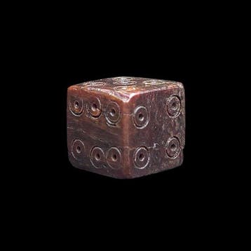 Oud-Romeins, Keizerrijk Been dobbelsteen - Ancient Roman