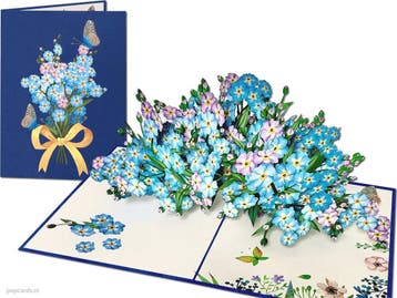 Groot Boeket met schitterende Vergeet-mij-nietjes bloemen..., Diversen, Verzenden, Nieuw