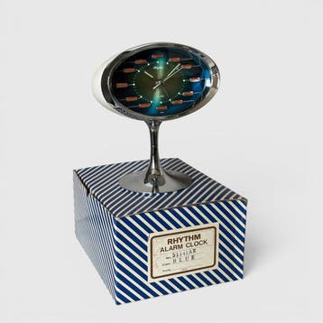 Klok - Rhythm Pedestal Space Age Plastic, Staal - 1960-1970