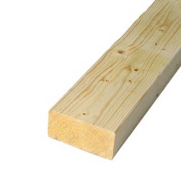 Vuren Balk Geschaafd 63x125, Nieuw, Ophalen of Verzenden, Balk, Vuren
