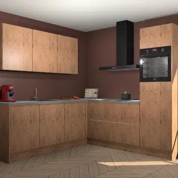 Astoria Eiken keuken Bogota 127327, Verzenden, Nieuw