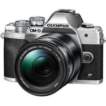 Olympus OM-D E-M10 Mark IV + 14-150mm f/4.0-5.6 II - Zilver, Verzenden